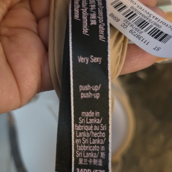 NWT Victorias Secret Nude Push Up Bra 34 DD - Picture 6 of 6